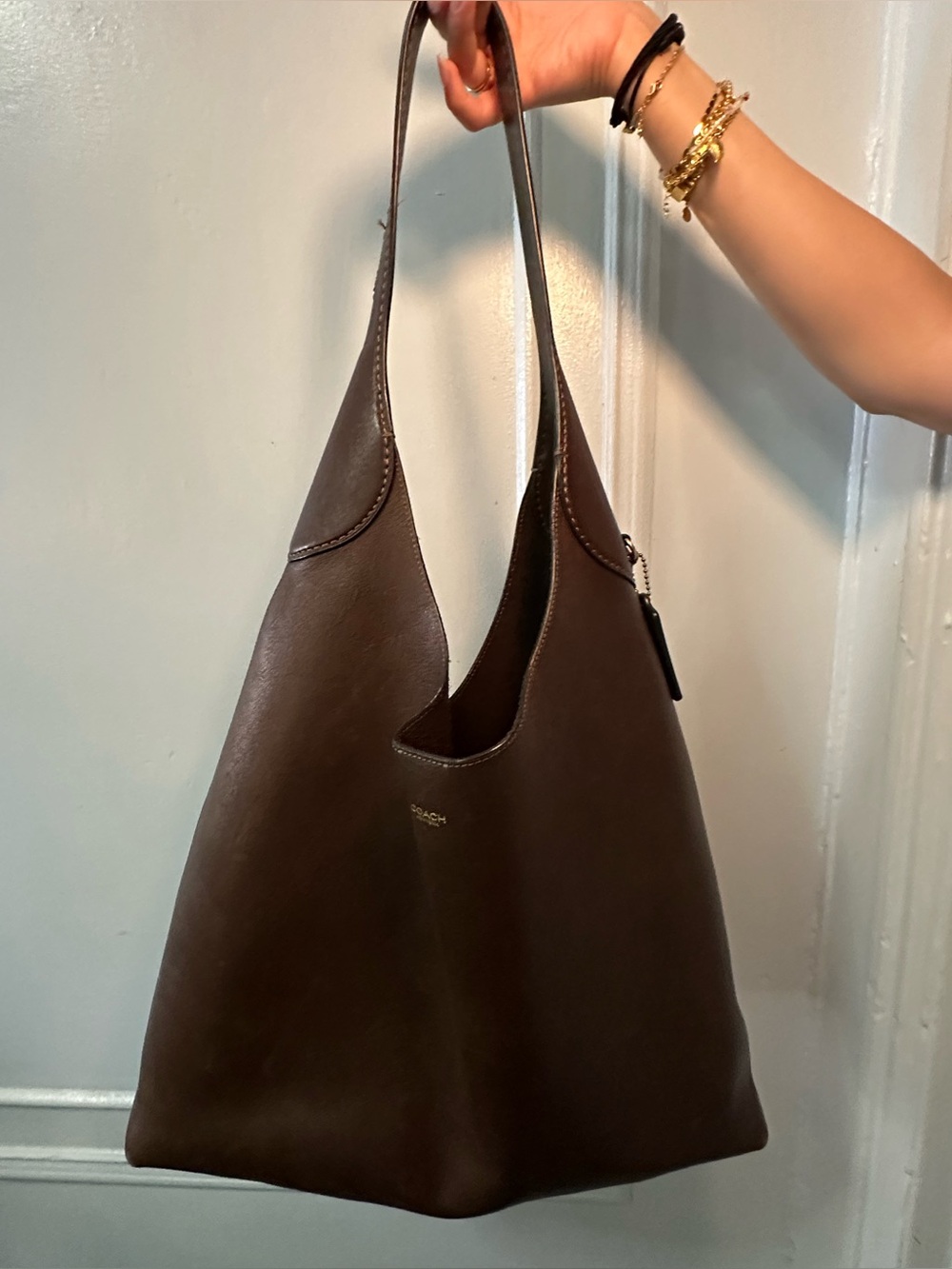 AUTHENTIC Coach Brooklyn 39 Bag in Maple